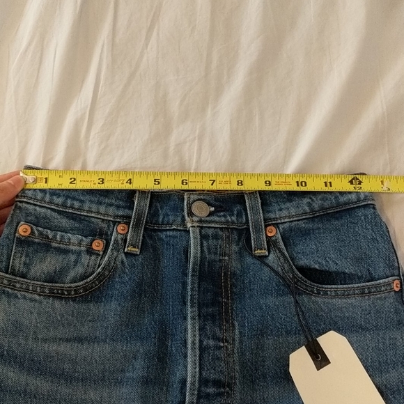 Levi's Ribcage Straight Leg Full Length Jeans - Picture 5 of 9